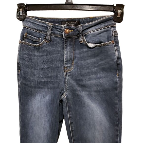 Judy Blue Skinny Fit Jeans Womens Size 1/25 Distressed - Picture 4 of 10